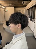 ツイストスパイラル刈り上げマッシュ