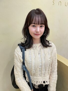 スニュウ(snuw) 【snuw mina】レイヤーカット/顔まわりレイヤー/透明感カラー/