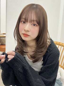 ガーデン 渋谷(GARDEN) ミディアムレイヤー/レイヤーカット/顔まわりカット/ワンカール