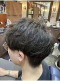 ナチュラルパーマノーセットスタイル