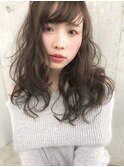 ゆるふわカール/ナチュラルグレージュ/レイヤーカット