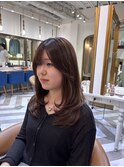 くびれヘア/髪質改善/縮毛矯正/レイヤーカット/韓国/顔周り/