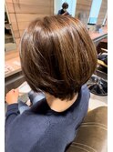 白髪ぼかしハイライト