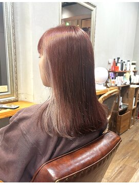 コンパス(COMPASS) ピンクアッシュと水素トリートメントで艶髪に。