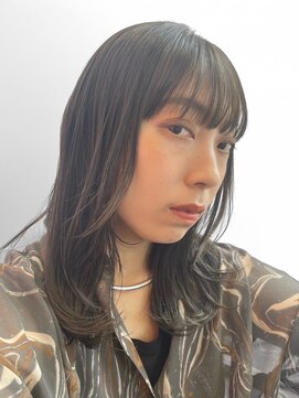 スリー スタンド(THREE STAND) ブリーチなしでオリーブグレージュ