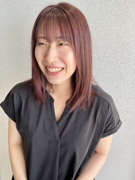 ビーヒアナウ 金沢県庁店(BE HERE NOW) 【レッドバイオレット×ミディアム】