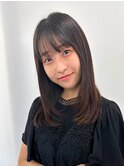 イメチェンスタイル/フルバング/似合わせカット/東銀座