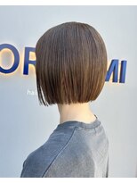 オリガミ トイロ(ORIGAMI TOIRO)&nbsp;切りっぱなしボブ×ベージュカラー