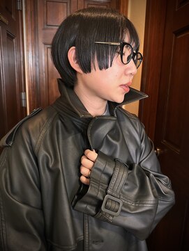 フランジェッタヘアー(Frangetta hair) 小顔ショートレイヤー♪担当川合