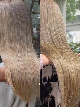 【初ブリーチ大歓迎！】ダメージに合わせた処方でダメージを気にせず理想のカラーへ！