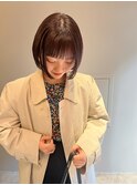【大前晴奈】ショコラブラウン×ボブ