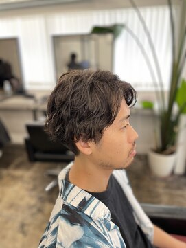メンズパーマ.