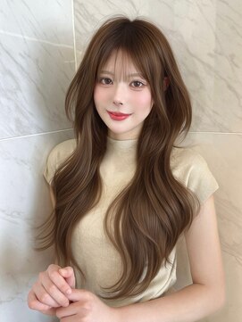 ベージュ/レイヤーカット/ハッシュカット/栄