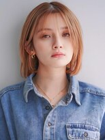 アグ ヘアー ピック 玉名店(Agu hair pic)&nbsp;《Agu hair》メルティカラーボブ×numberA.アクアバームセラム