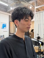 アイヴィー 池袋(IVY)&nbsp;大人ショートピンパーマ/池袋メンズ