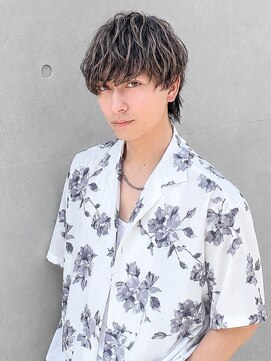 NYNY MEN 桂店【メンズサロン/メンズカット/メンズパーマ】【11/1OPEN(予定)】 メンズハイライトXメッシュXデザインカラー