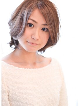 スノッブリコ(snob rico) 【snob rico】ジンジャーベージュカラーカールショート