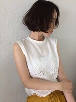 インビテーション(invitation) 【invitation】アッシュブラウン大人前下がりショートボブ