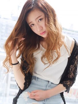 クアトログランシュ 水戸店(QUATRO×GranCieux) 【QUATRO】大人可愛いグラマラスロングウェーブ