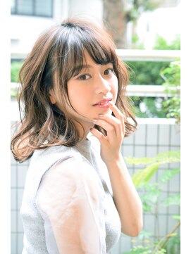 ミーケ(miike) 【miike】ナチュラルベージュ×小顔カット低温デジタルパーマ