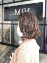ヴィムヘアー 金城店(VIM hair) 小顔大人可愛いシルキーベージュミディ20代30代40代