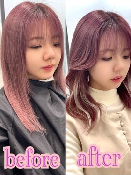 リリー(Lilley) 【Lilley 稲永麻衣】インナーエクステ+韓国ヘア 天神/今泉