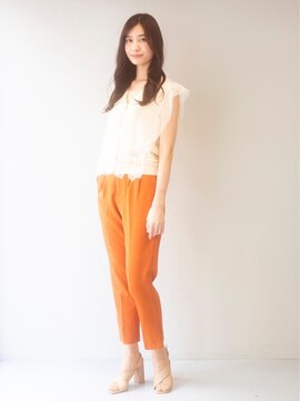 バルベストーキョーサウス(BARBES TOKYO SOUTH) 20代・30代/ミディアムヘア/暗髪/ニュアンスカラー/大人可愛い