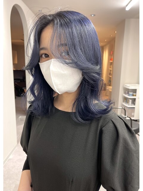 韓国style×上品ネイビーブルー×髪質改善『LICCA/藤あやな』