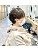 ロンドプロフィール 浦和(Lond profil)&nbsp;Lond.海気　癖を活かした耳掛け丸みショート