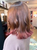 アルファ インタラクティブ エム フラワー(ALUFA interactive.M Flower)&nbsp;透明感カラー★ダブルカラーブリーチピンクブラウン