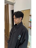 メイクス 表参道(MAKE'S omotesando)&nbsp;メンズショート/センターパート/センターパートショート【石坂】