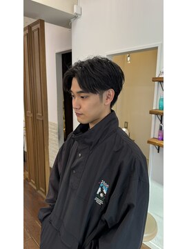 メイクス 表参道(MAKE'S omotesando) メンズショート/センターパート/センターパートショート【石坂】