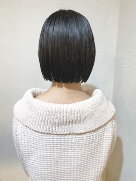 ローグ ヘアー 金町店(Rogue HAIR) ローグ金町《沙月》 アゴラインの切りっぱなしボブ