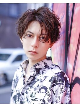 オーシャントーキョーウエスト 心斎橋 (OCEAN TOKYO WEST) 波巻きパーマメンズツイストスパイラルパーマツーブロック