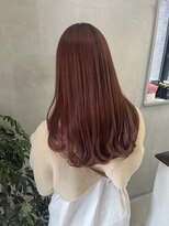 ロンドエニカ 大宮(Lond enika)&nbsp;韓国レイヤーレッドカラーケアブリーチなしダブルカラー[大宮]