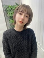 ソル 栄矢場町(SOL)&nbsp;ショートウルフ/ウルフカット/レイヤーカット/ベージュカラー