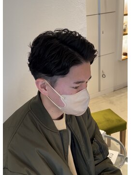 スイッチ(men's SWITCH) 大分メンズパーマラルフカールツーブロックスパイキーショート