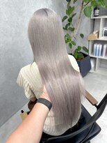 ロウル 渋谷(LOWRL)&nbsp;グレージュシルバー/ブリーチ/エクステ