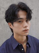 センターパート毛流れシャドウパーマカルマパーマ韓国