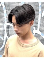 ビカム 名駅(become)&nbsp;ニュアンス毛流れセンターパートビジネスショート刈り上げメンズ