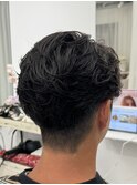 ニュアンスパーマカルマパーマセンターパート韓国メンズパーマ