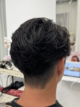 バース 梅田中崎町店(BIRTH) ニュアンスパーマカルマパーマセンターパート韓国メンズパーマ