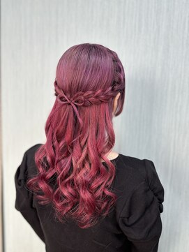 エルディ 大宮(eldy) リボンハーフアップ