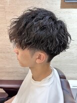 銀座マツナガ 浅草店&nbsp;ツイストスパイラルメンズパーマ/フェード/ビジネスアップバング
