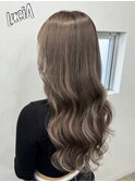 【レミー100%/54cm】シールエクステ×艶カラー