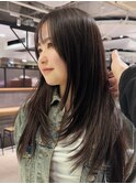 レイヤーカットシャギーレイヤー韓国ヘアザクザクレイヤー@岸本