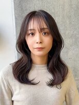 ミリ(mm)&nbsp;レイヤーカット/くびれヘア/くびれレイヤー/ベージュカラー