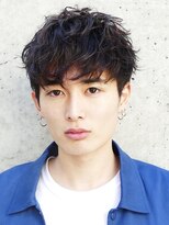 キングオブヘアバイノイズアンドフィフス 京都駅前店(KING of hair by NOISM&fifth)&nbsp;緩め波巻きスパイラルパーマシャドウパーマメンズマッシュウルフ