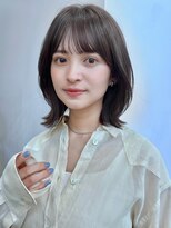 ガーデン 銀座(GARDEN)&nbsp;くびれヘア アプリコットオレンジ 夏 ハイライトカラー