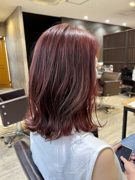 西宮/ウルフカット/ウルフレイヤー/インナーカラー/ショート